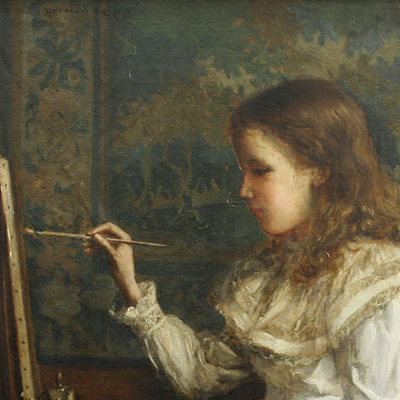 A Young Artist; Olive DeLuce